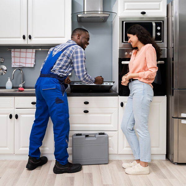 how long does it typically take to complete cooktop repair services in Wingett Run